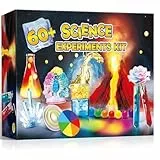 UNGLINGA 60+ Experimente für Kinder Jungen Mädchen Spielzeug Geschenke, Science Lab STEM Aktivitäten Bildungsprojekt mit Chemie-Set, ausbrechenden Vulkan, magische Farbe