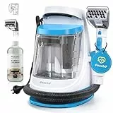 PEXCHO Polsterreiniger Gerät 550W Waschsauger für Teppich, Sofa & Autositze, Teppichreiniger Nasssauger gegen Tierflecken und Gerüche, 18kPa mit Selbstreinigungsfunktion, Zubehör für Waschsauger