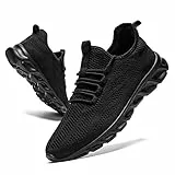 AZSDXS Sneaker Sportschuhe FüR Herren Turnschuhe Herren Schuhe Herren Sneaker Herren Schwarz 42