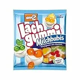 nimm2 Lachgummi Milchbubis – 1 x 225g – Fruchtgummi mit Fruchtsaft, Vitaminen und Milch