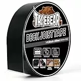 TAPEBEAR Butylband Dichtungsband Wasserdichtes 40mm×15m, Dach Reparaturband Butyl Klebeband Selbstklebend Bitumenband Korrosionsschutz für Holzbalken und Balken