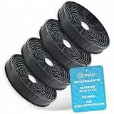 DL-pro 4 x Aktivkohlefilter 160mmØ passend für Silverline AF100 AF 100 Filter für Dunstabzugshaube Abzugshaube