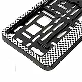 KHK 46-Line 09 Kennzeichenhalter Race HP für Kurze Kennzeichen 46cm (2 Stück) inkl. Befestigungsschrauben und Dokumentenhülle
