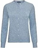 Highmoor Lambswool Cardigan Bleu, 38