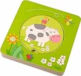 HABA 301647 - Holzpuzzle 'Bauernhof-Freunde'