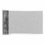 Auto Kühlergrill Gitter, Alu Renngitter, 6 x 12 mm Loch, Universal- Auto Renngitter, Maschennetz, Gitterkörper, Stoßstange, rautenförmiger Grill, schwarz (100 x 33 cm)