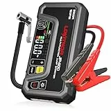 LOKITHOR JP400 Starthilfe Powerbank mit Kompressor, 2500A 12V Jump Starter tragbar für Pkw bis 8,5L Benzin / 6,5L Diesel, 150PSI Reifenfüller mit Auto-Stopp & ConnectMax Technologie