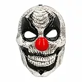 Boland 72378 - Gesichtsmaske Horrorclown mit beweglichem Kiefer, Maske für Kostüme, Halloween und Karneval, Killer Clown