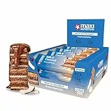 MaxiNutrition Milk & Coconut Protein Waffle Bar, 22% Eiweiß, 174 kcal, (12 Eiweißriegel x 40g), Ohne Zuckerzusatz