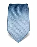 Vincenzo Boretti Herren Krawatte reine Seide gepunktet edel Männer-Design zum Hemd mit Anzug für Business Hochzeit 8 cm schmal/breit hellblau
