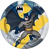 Pappteller - 23 cm - Batman-Party - Packung mit 8 Stück