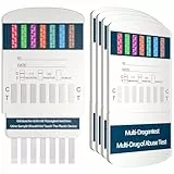 5x 7in1 Multi Drogenschnelltest | 7 Drogenarten | Drogentest für Urin | Für THC, Kokain, Opiate, Methadon, Amphetamine, MDMA (Ecstasy) und Benzodiazepine – Apothekenqualität