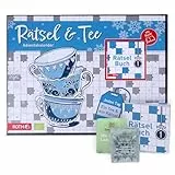 ROTH Rätsel Adventskalender 2025 – 24 spannende Rätsel mit Bio-Teebeutel für jeden Tag – Adventskalender für Erwachsene mit Rätselbuch, nachhaltigem Tee-Genuss, Entspannung & kreativer Adventszeit