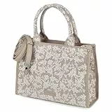 Tamaris Shopper TAS Katima 34330 Damen Handtaschen Zweifarbig ecru-flower 326