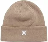 Hurley Herren M Icon Cuff Beanie Baseballkappe, Khaki, Einheitsgröße