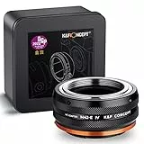 K&F CONCEPT Lens Mount Adapter M42-NEX IV Manueller Fokus Kompatibel mit M42 Objektiv und Sony E Mount Kameragehäuse.