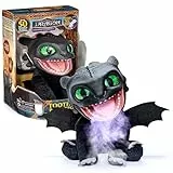 Wow! Stuff HTTYD Toothless Puppetronic von RealFX, Amazing Animatronic Ohnezahn mit 1. Edition-Zertifizierung, Sieht echt aus, fühlt Sich an und klingt echt. Über 50 Action- und Sound-Kombinationen