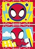 Ravensburger CreArt 23949 - Spidey - Malen nach Zahlen Spiderman für Kinder ab 5 Jahre, Malset mit Rahmen, Pinsel und Acrylfarben, Geschenk für Jungen und Mädchen