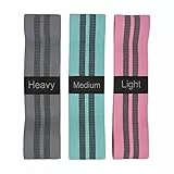 Schildkröt® Shaping Loop Set, rutschfeste Fitnessbänder, 3 Verschiedene Stärken, hervorragend geeignet für die Bereiche Shaping, Stretching und Fitness, inkl. praktischer Aufbewahrungstasche, 960224