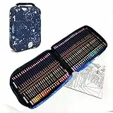 YJYHART Buntstifte Zeichnen Bleistift Set,120 Aquarellstifte mit Reißverschluss-Tasche,Wasservermalbare Stifte für Aquarellmalerei,Ideales Set für Künstler, Anfänger, Erwachsene