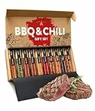 TIMBER TASTE® Gewürzset Geschenk Herren [10er Set] - 5 Grill Gewürze & 5 scharfe Chilli Gewürze bis 1.200.000 Scoville - gourmet Geschenkidee, Last Minute Männergeschenke - Geschenke für Männer