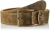 Werner Trachten Unisex Gürtel Trachtengürtel, Braun (Braun Lr 101), 85 (Manufacturer Size:85)