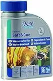 Oase 50563 AquaActiv Safe&Care 500 ml - bereitet Leitungswasser artgerecht auf, Wasseraufbereiter mit Bio-Schutzkolloiden, bindet Chlor und Schwermetalle