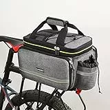 Lixada Fahrradtaschen für Gepäckträger, Fahrrad Gepäckträgertasche, Wasserdicht Fahrrad Sitz Tasche Trunk Bag, Rucksack, Handtasche, Umhängetasche, 20L-35L, 38 x 24 x 26cm