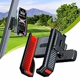 linwetra Magnetische Golfwagen-Handyhalterung [für große Handys geeignet] - 360° drehbare Handyhalterung, kompatibel mit iPhone, Samsung, Android und mehr Handys, Golfwagen-Zubehör für EZGO, Clubauto