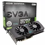 EVGA 04G-P4-3978-KR NVIDIA GTX970 FTW ACX 2.0+ 3,2S Grafikkarte (PCI-e 4096, 4GB GDDR5, VGA, DVI, HDMI, DisplayPort, 1 GPU)