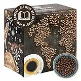 Corasol Premium Kaffee-Weltreise Adventskalender 2025 mit 24 Gourmet Röstkaffees aus 24 Ländern, inkl. Booklet, ganze Bohne (240 g)