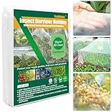 Gemüsenetz,4x5m Insektenschutznetz,Gemüseschutznetz,Pflanzenschutznetz,Feinmaschig,Insektennetz,für Beschützen Pflanzen und Gemüse Obst Blumen Gewächshaus,zum effektiven Schutz vor Schädlingen