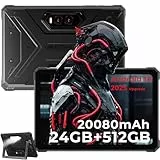 HOTWAV R9 Plus Outdoor Tablet 2025 - Android 14 11' 2K FHD+ Rugged Tablets, Octa-Core 24GB+512GB+2TB TF Tablet Wasserdicht, 20080mAh 20W Schnellladung 64MP+16MP, IP68/IP69K/Dual SIM 4G/5G WiFi/GPS/OTG