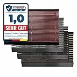 Floordirekt Fußmatte Power Brush 40 x 60 cm, Schwarz - Schmutzfangmatte Fußabtreter für außen und innen - Fussmatte Schuhabstreifer Türmatte