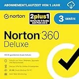 Norton 360 Deluxe 2025 2plus1 | 3 Geräte| 1 Jahr | Aktivierungscode per Email