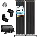 KESSER® Solarkollektor Poolheizung 300x70 cm, Pool Zubehör, Wärmepumpe Pool, Solar Poolheizer für Pools bis 12.000L, Pool Solarheizung erweiterbar, UV-beständiger Kunststoff, Schwimmbad Solarheizung
