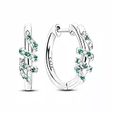 QIKAOLA 925 Sterling Silber Ohrringe für Frauen bunte Creolen kleine Hoop Huggie Ohrringe