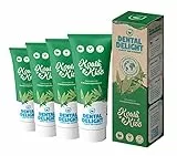 DENTAL DELIGHT Koala Kiss 4er | 4x Vegane Zahnpasta mit Eukalyptus | Klimaneutral, ohne Mikroplastik