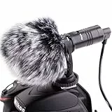 Nicama 3.5mm Kamera Richtmikrofon Mikrofon für Smartphone DSLR Kamera Canon EOS Nikon Sony Camcorder (Nicht für Canon T5, T6,T7)