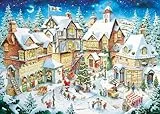Ravensburger Puzzle 12001271-50-jähriges Jubiläum: Weihnachtsdorf Limited Edition - 1000 Teile Puzzle für Erwachsene und Kinder ab 14 Jahren, Weihnachts-Puzzle