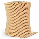 wisefood Papierstrohhalme Einweg - 100 Stück Ø 8mm x 14,5cm - braun - stabile Trinkhalme aus Kraftpapier, kompostierbar & biologisch abbaubar - 100% plastikfrei, umweltfreundlich
