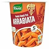 Knorr Pasta Snack Arrabiata Becher, 8 x 66 g