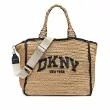 DKNY Handtasche Umhängetasche Hadlee Tote Bag Natural/Black beige