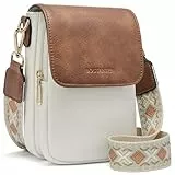 BOSTANTEN Kleine Umhängetaschen für Damen, Handytasche zum Umhängen Leder, Handtaschen mit Kartenfächern