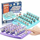 Huanmin Wer ist es Spiel, Smart Games,Lustiges Ratespiel Brettspiel, Erraten Spiele, Wer Bin ich Spiel, Puzzlespiel Kind Interaktives Spielzeug, Logische Argumentation Ratespiel für Kinder ab 6 Jahren