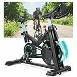 [UPGRADE] Wenoker Heimtrainer Fahrrad mit APP Magnetwiderstand Stationäres Fahrrad für Zuhause, Indoor Bike mit Flüsterleise, Schweres Schwungrad und Verbesserter LCD-Monitor, Bis 160KG