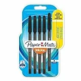 Paper Mate InkJoy 100ST Kugelschreiber | feine Spitze (0,7 mm) | Schwarz | 5 Stück