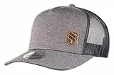 SABBOT Ezra Herren Snapback Cap, Damen Basecap, Outdoor Cap, Kappe mit Baumwolle und Elastan, Kappe, Modernes Design, Verstellbar, Atmungsaktives Netz (Grau)