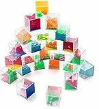 Comius Sharp Geduldsspiele für Kinder, 24 Stück, Mini-Köpfe, Puzzle, Kugelwürfel, Spielzeug, Waage, Boxen, Labyrinth-Puzzle, geeignet für Erwachsene und Kinder
