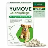 YuMOVE Gelenktabletten Hund 5–8 Jahre - 60 Tabletten - 150mg Jede Tablette Patent Angemeldet ActivEase Grünlippmuschel Hund - Testsieger für Bewegungsunterstützung mit Glucosamin und Chondroitin